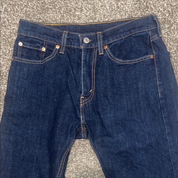 Levi's Dark Wash 505 Jeans - Picture 3 of 6